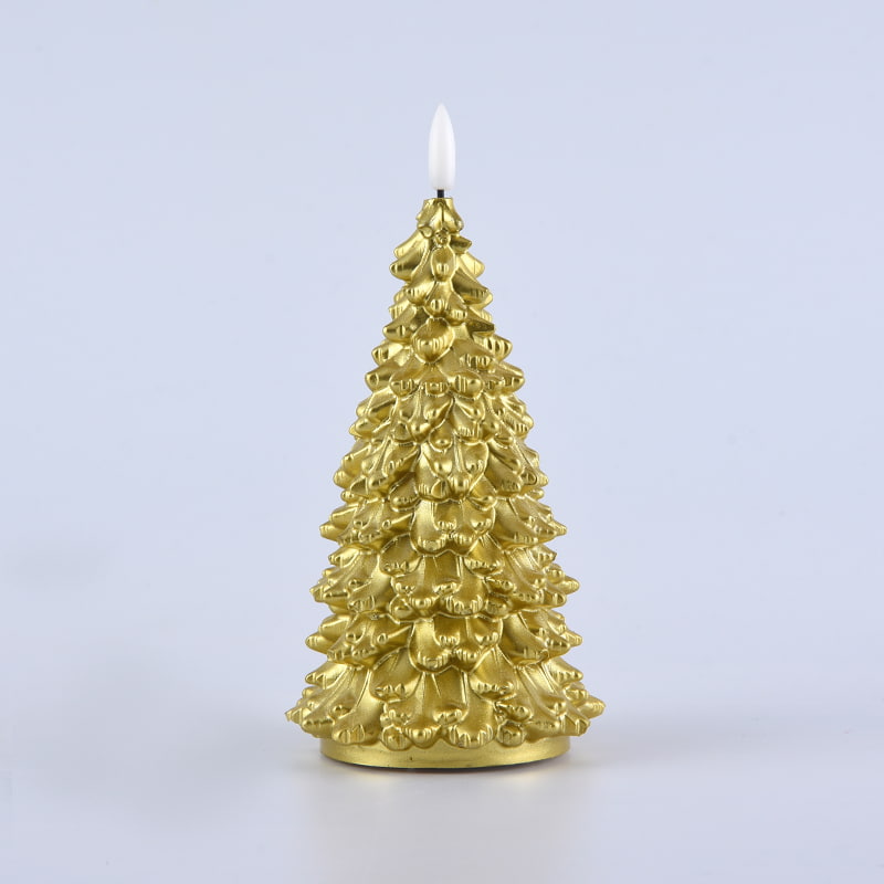 Glitter Christmas Tree Holiday LED-kynttilät